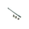 EJE DE RUEDA 210/12MM CON CASQUILLOS