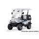 Carro de golf eléctrico GECO de 5 kW con 7,4 kW/h, baterías de 48 V y 155 Ah