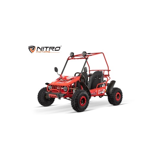buggy Hunt  125cc  automático R8 con marcha atrás  4 focos biplaza
