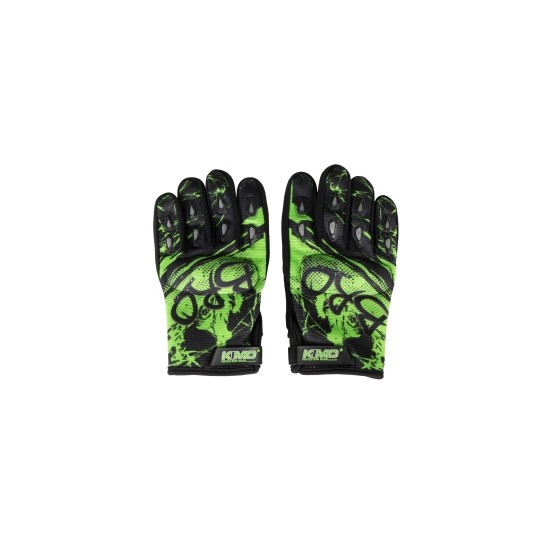 Guantes kimo Bro c/ protectores infantil verde