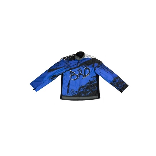 Chaqueta kimo bro  infantil azul con protección