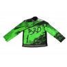 Chaqueta Kimo Bro  infantil verde con protección