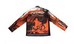 Chaqueta Kimo Bro  infantil naranja  con protección