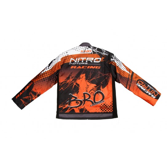 Chaqueta Kimo Bro  infantil naranja  con protección