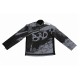 Chaqueta Kimo Bro  infantil negro  con protección