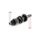 EJE SECUNDARIO CAJA DE CAMBIOS YX 150/160CC - 134MM / Ø15MM / Ø17MM