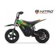 NITRO MOTORS Flee G2 Moto de cross eléctrica para niños 500W de potencia máxima 24V Litio 12" Prime