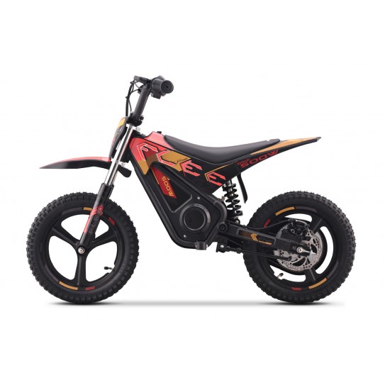 NITRO MOTORS Flee G2 Moto de cross eléctrica para niños 500W de potencia máxima 24V Litio 14" Prime