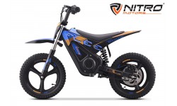NITRO MOTORS Flee G2 Moto de cross eléctrica para niños 500W de potencia máxima 24V Litio 14" Prime
